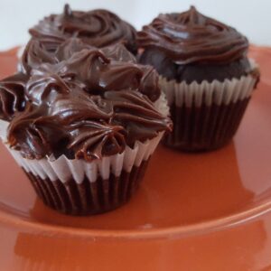 Dark Chocolate Vegan Cupcakes