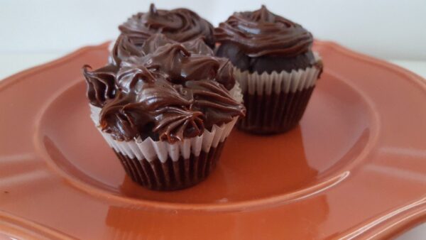 Dark Chocolate Vegan Cupcakes